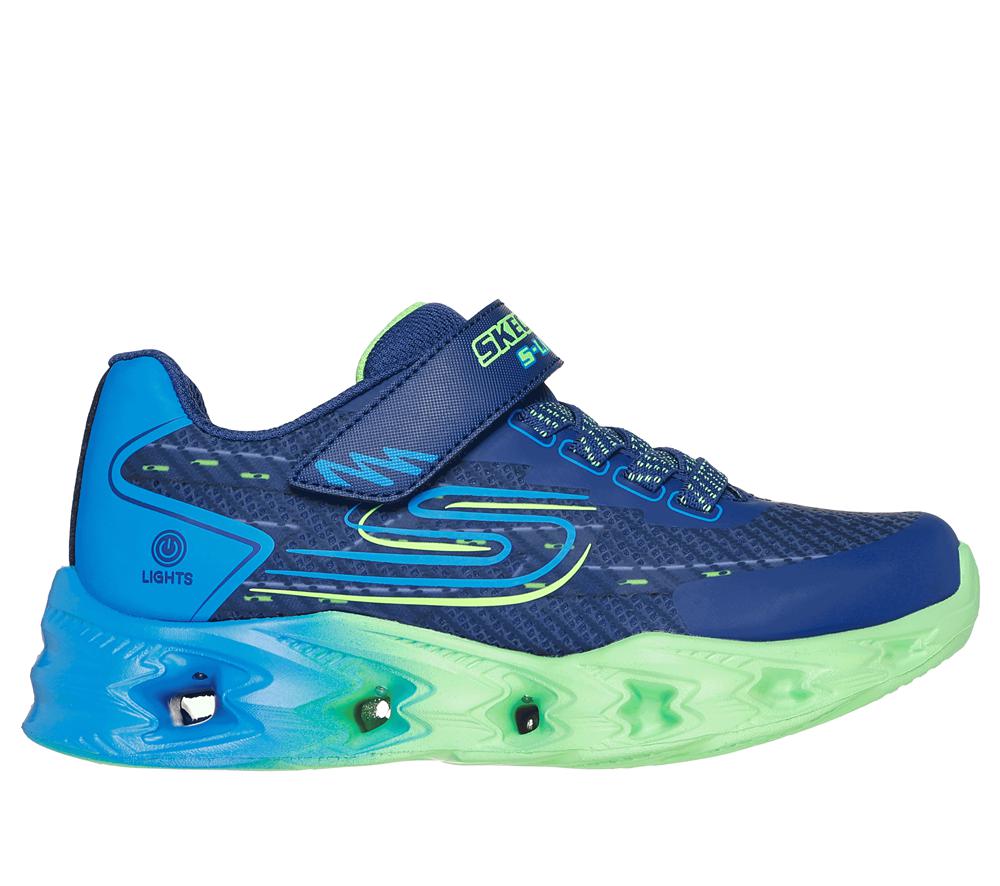 Boys\'s Skechers S-Lights: Vortex 2.0 - Quantroid Light Up Sneakers Navy / Blue  USA |  6210-NOBIH
