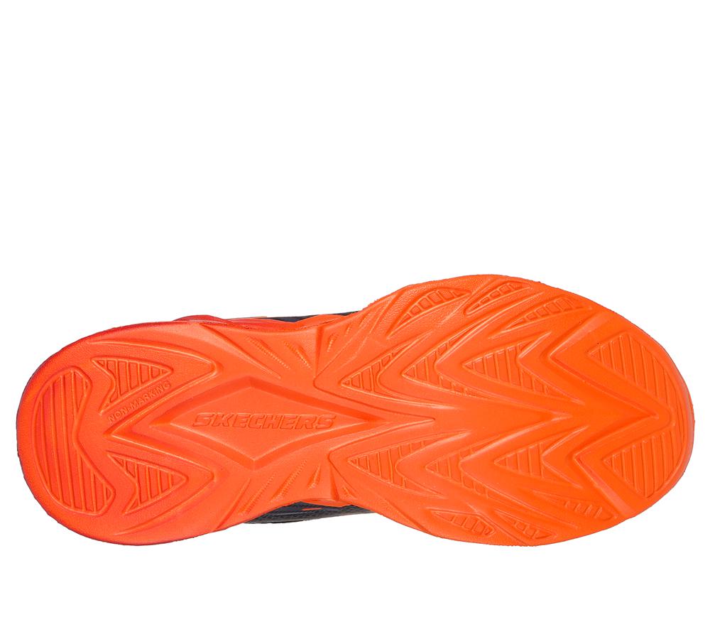 Boys's Skechers S-Lights: Vortex 2.0 - Quantroid Light Up Sneakers Black / Red  USA |  4270-ZCWDK