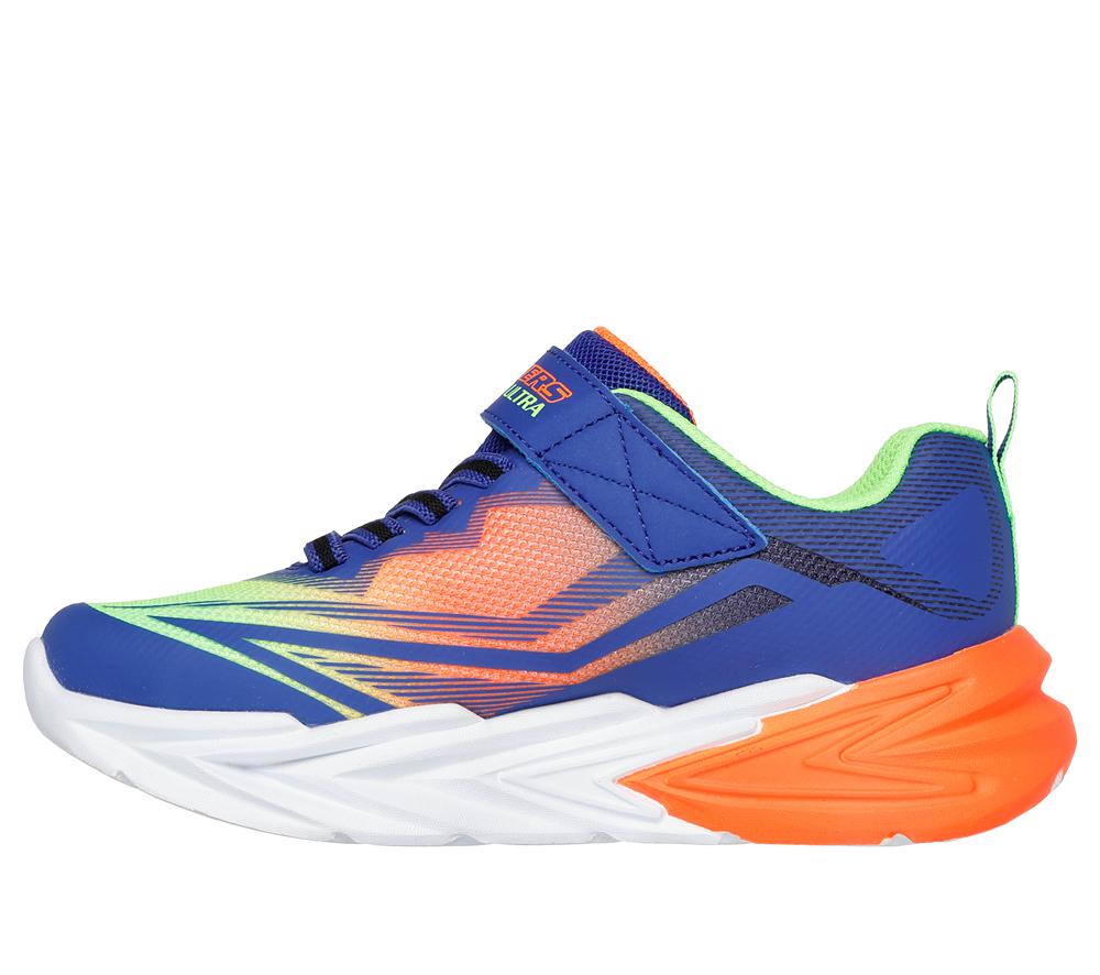 Boys's Skechers S Lights: Flex-Glow Ultra Sneakers Blue / Multicolor  USA |  5017-WOXIC