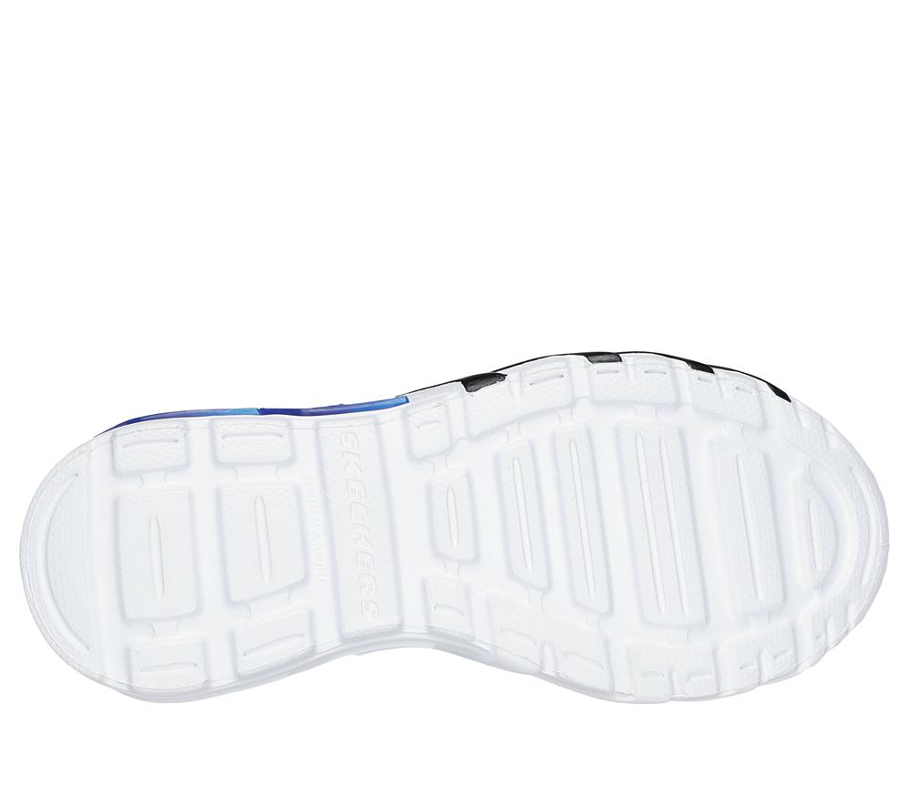 Boys's Skechers S Lights: Flex-Glow Bolt Sneakers Red / Black  USA |  4728-FIVAQ