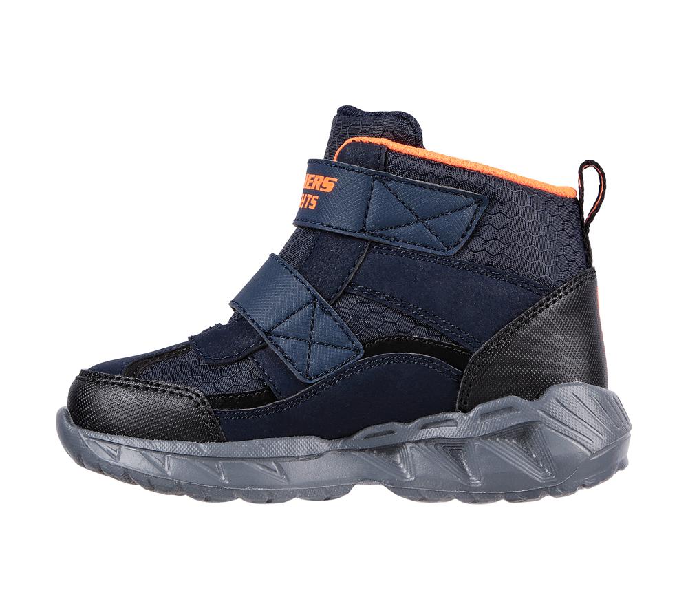Boys's Skechers S Lights: Magna-Lights - Frosty Fun Sneakers Navy / Black  USA |  3978-WVOJF