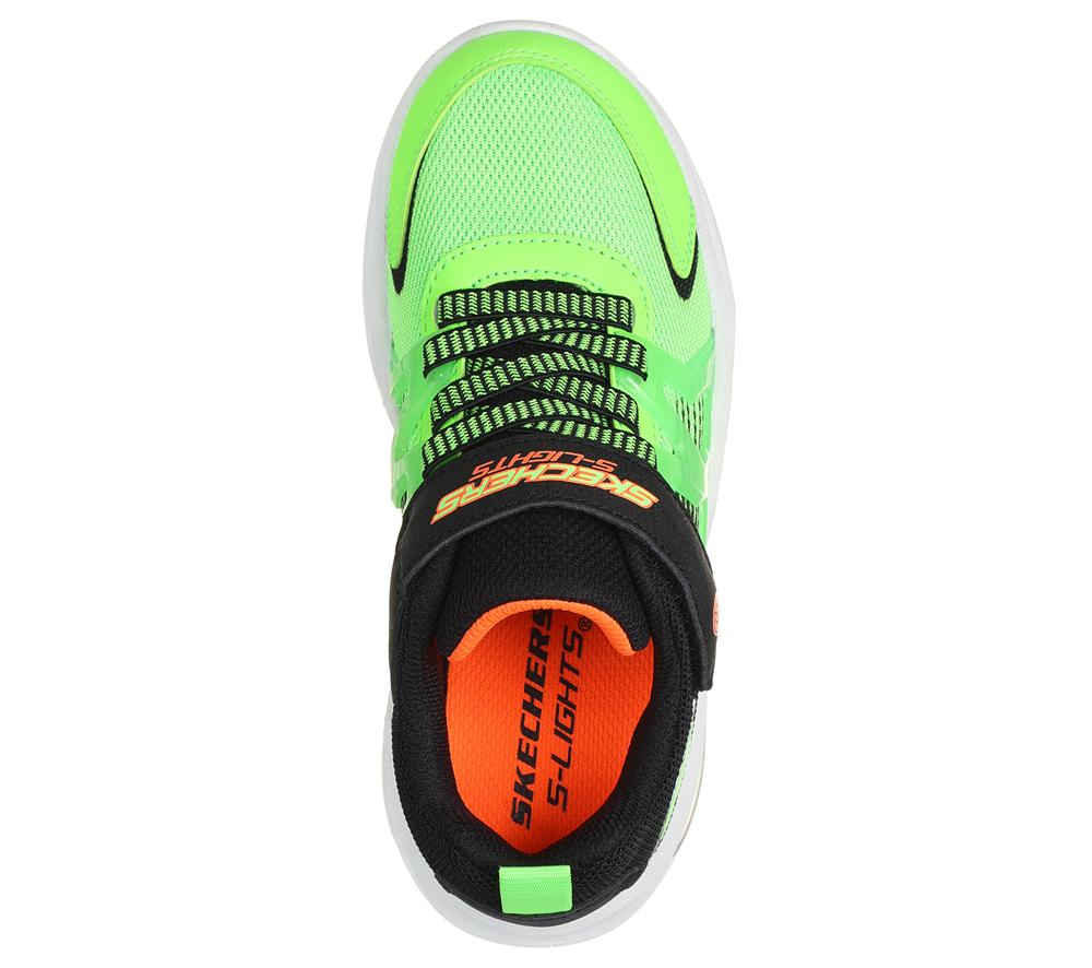 Boys's Skechers S Lights: Prismatrons Light Up Sneakers Lime / Black  USA |  8230-DWEPT
