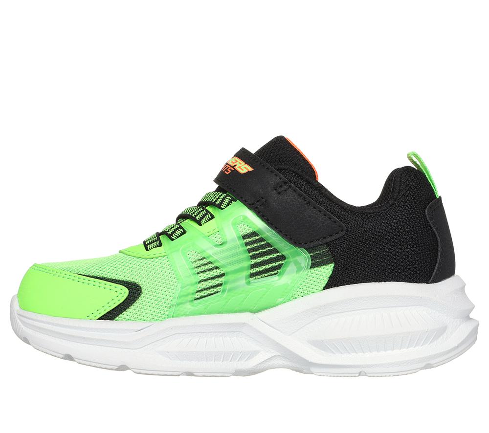 Boys's Skechers S Lights: Prismatrons Light Up Sneakers Lime / Black  USA |  8230-DWEPT