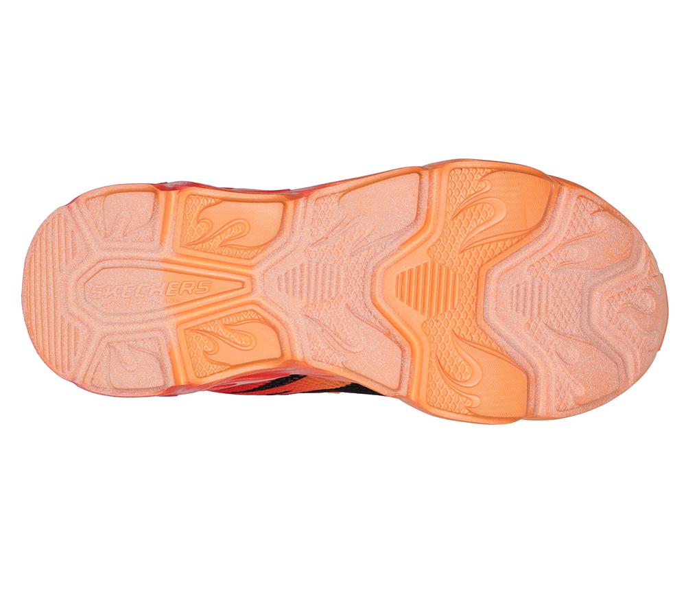 Boys's Skechers S Lights: Thermo Flash - Heat-Flux Light Up Sneakers Black / Red  USA |  2096-BYJSQ