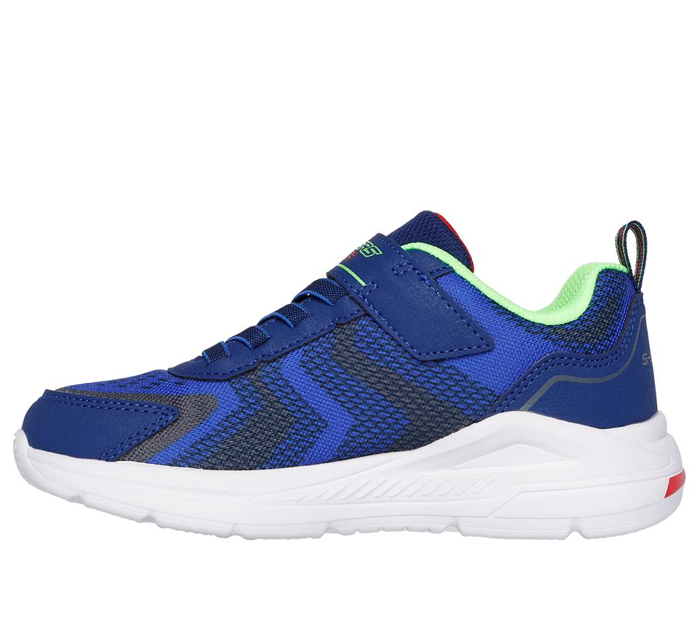Boys's Skechers S Lights: Tri-Namics Light Up Sneakers Navy / Lime  USA |  6290-DSQJU