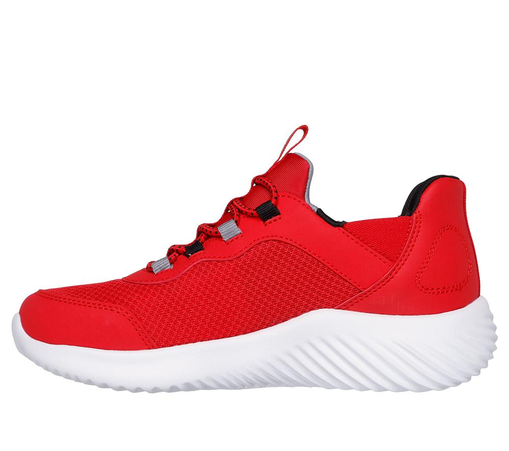 Boys's Skechers Slip-ins: Bounder - Brisk-Burst Sneakers Red / Black  USA |  3586-QHWPA