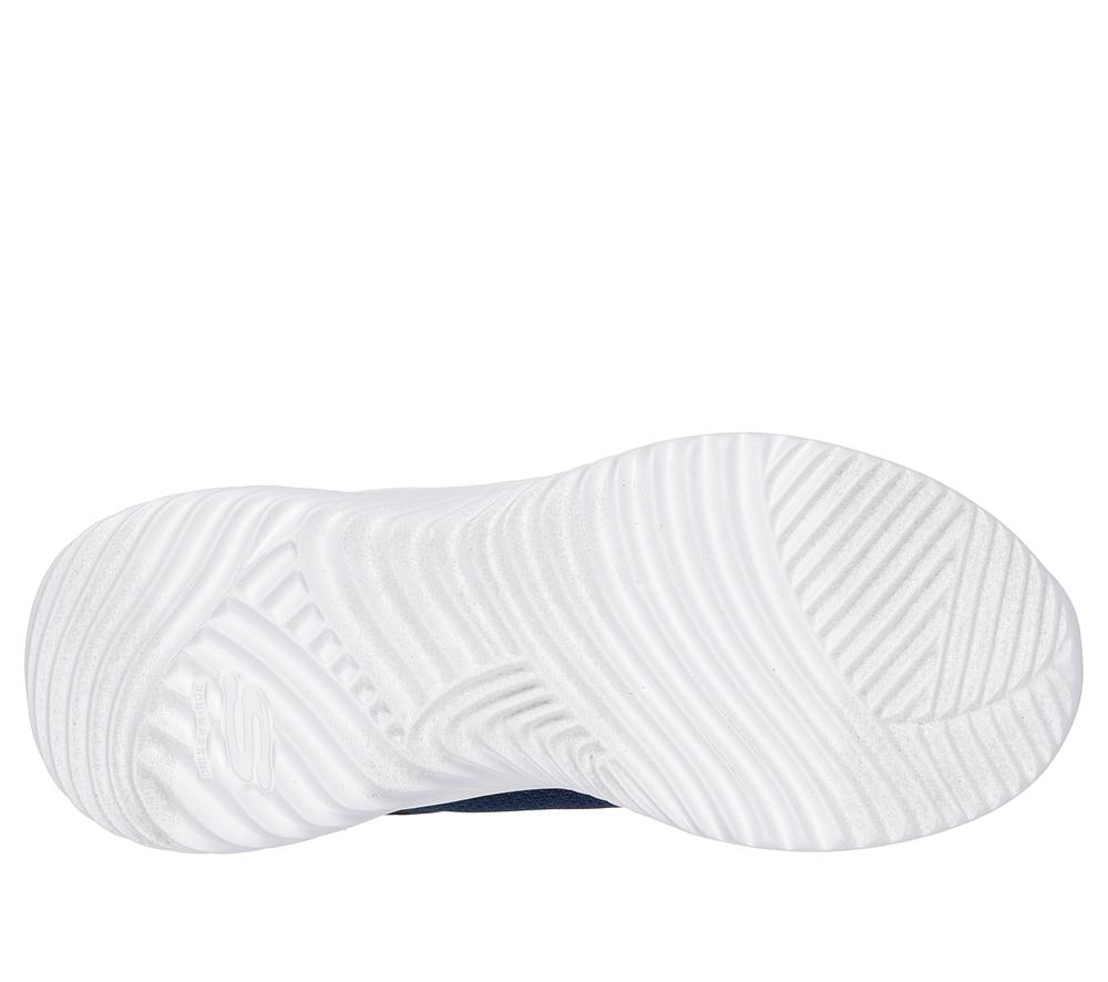 Boys's Skechers Slip-ins: Bounder - Brisk-Burst Sneakers Navy / Blue  USA |  0819-ORLZG