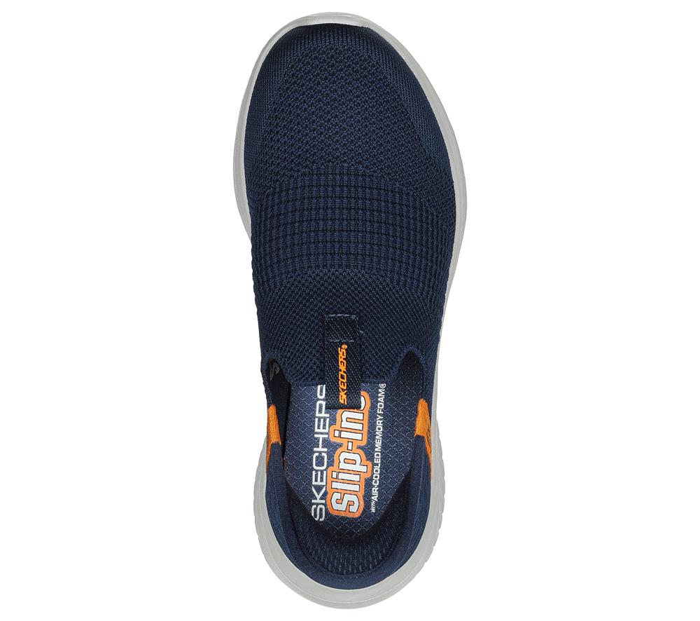 Boys's Skechers Slip-ins: Ultra Flex 3.0 - Smooth Step Sneakers Navy  USA |  7958-EYOQC