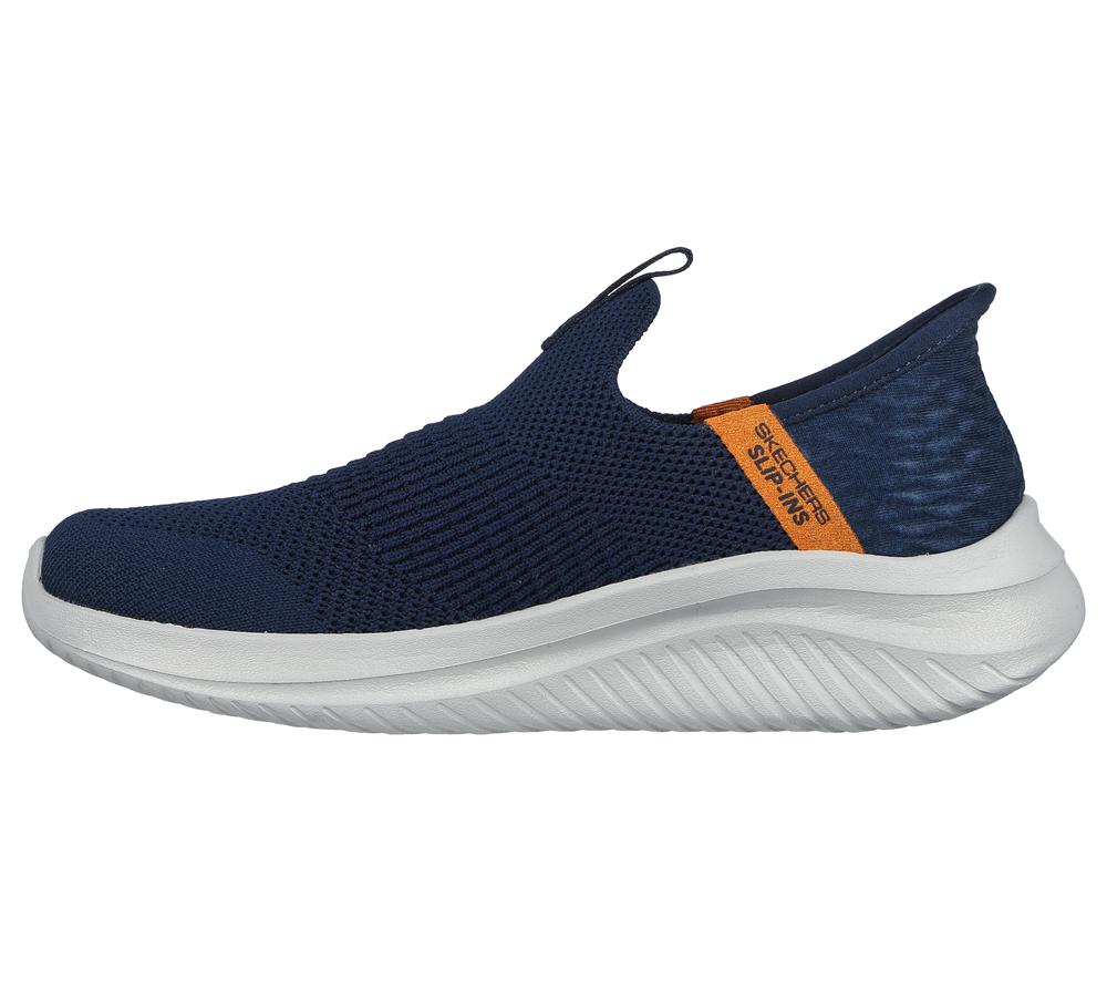Boys's Skechers Slip-ins: Ultra Flex 3.0 - Smooth Step Sneakers Navy  USA |  7958-EYOQC