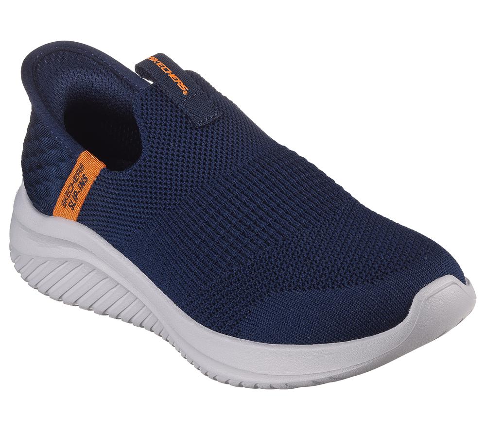 Boys's Skechers Slip-ins: Ultra Flex 3.0 - Smooth Step Sneakers Navy  USA |  7958-EYOQC