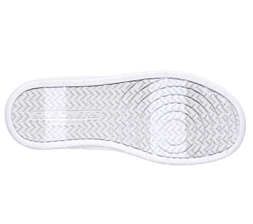 Boys's Skechers Smooth Street - Genzo Lace Up Shoes White  USA |  9706-GVWPA