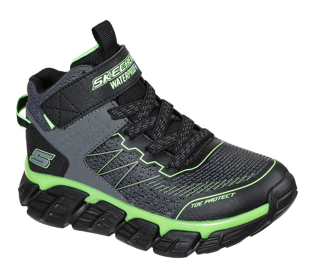 Boys\'s Skechers Tech-Grip - High-Surge Sneakers Grey / Lime  USA |  8042-AJDTR
