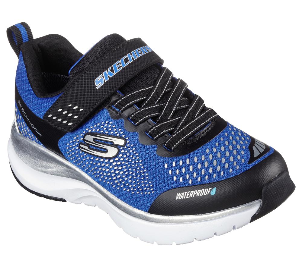 Boys's Skechers Ultra Groove - Aquasonik Slip On Shoes Blue / Black  USA |  0923-KZDYR