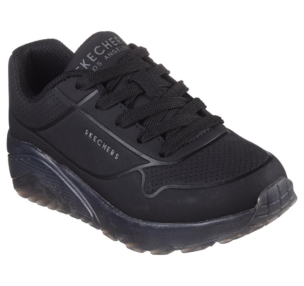 Boys's Skechers Uno Ice Sneakers Black  USA |  3190-MOIQB