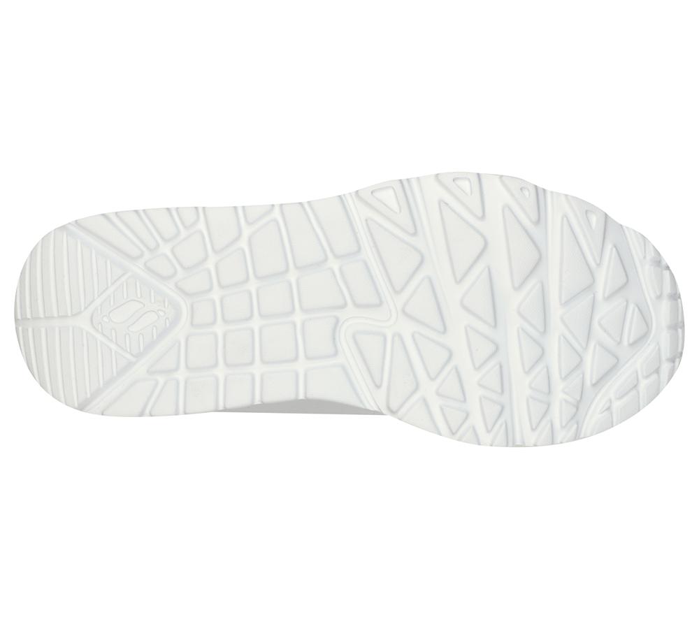 Boys's Skechers Uno Lite - Delodox Lace Up Shoes White  USA |  2379-ZHQVP