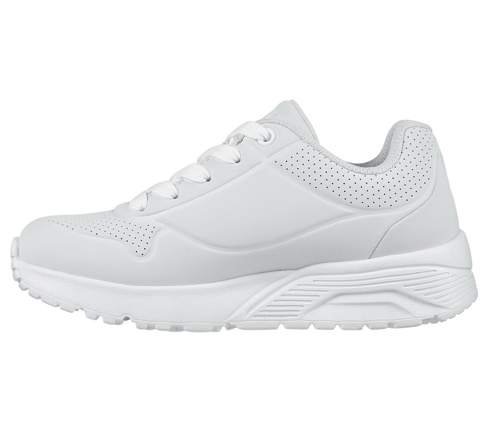 Boys's Skechers Uno Lite - Delodox Lace Up Shoes White  USA |  2379-ZHQVP