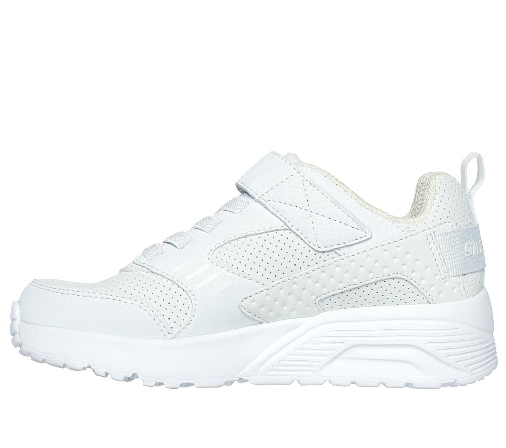Boys's Skechers Uno Lite - Donex Sneakers White  USA |  7896-UEDWK