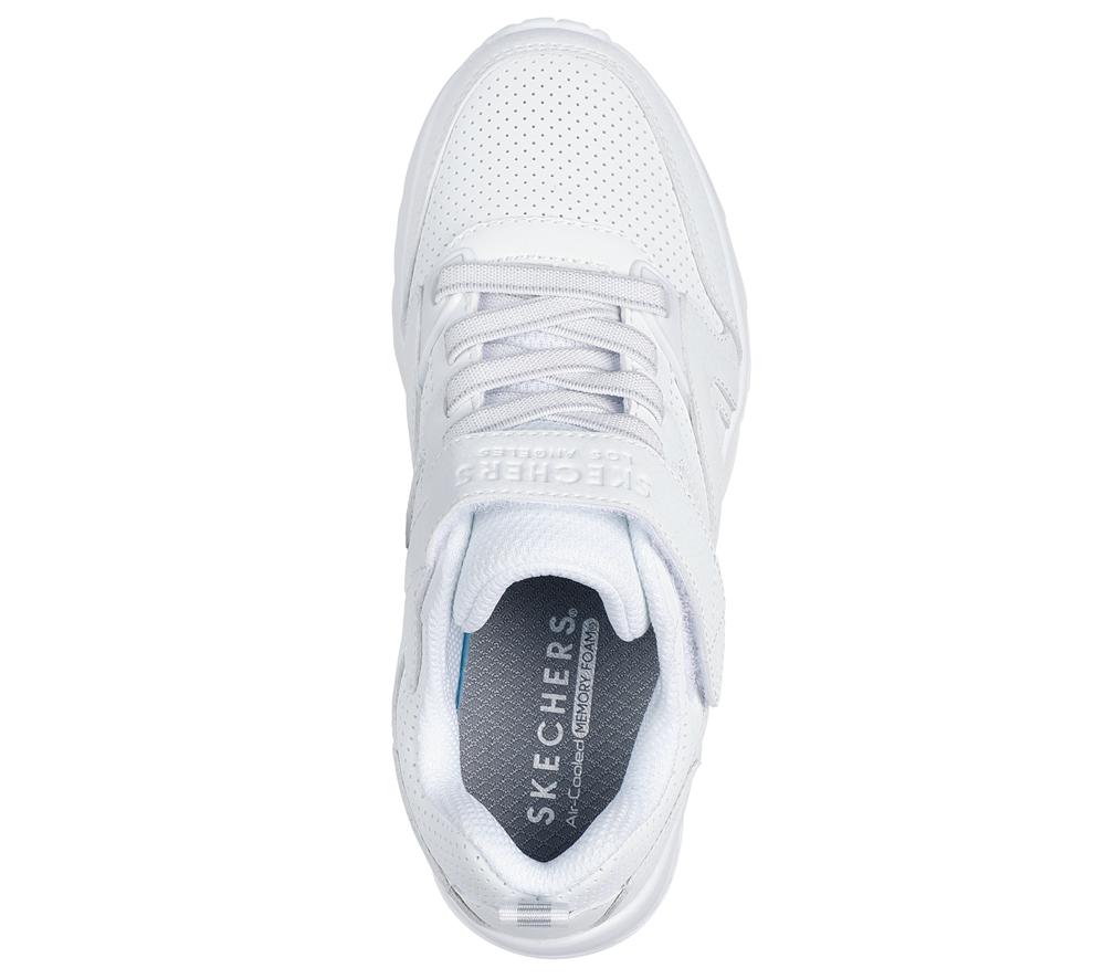Boys's Skechers Uno Lite - Echo Surge Sneakers White  USA |  1507-HQXJM