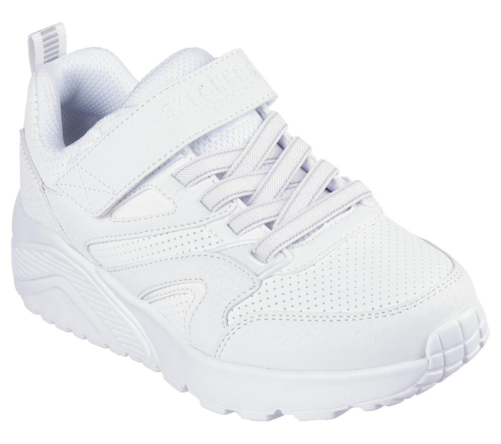 Boys's Skechers Uno Lite - Echo Surge Sneakers White  USA |  1507-HQXJM