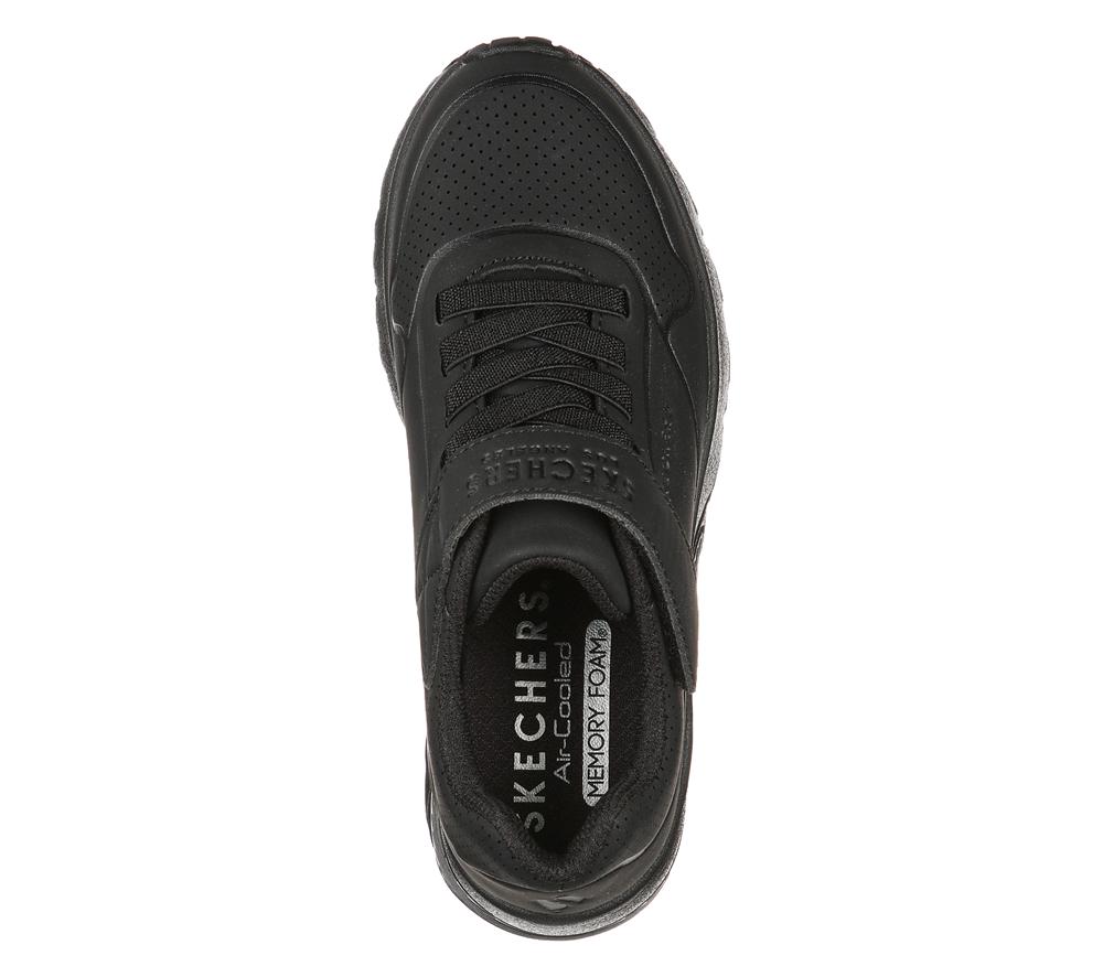 Boys's Skechers Uno Lite - Vendox Slip On Shoes Black  USA |  5316-ERQXM
