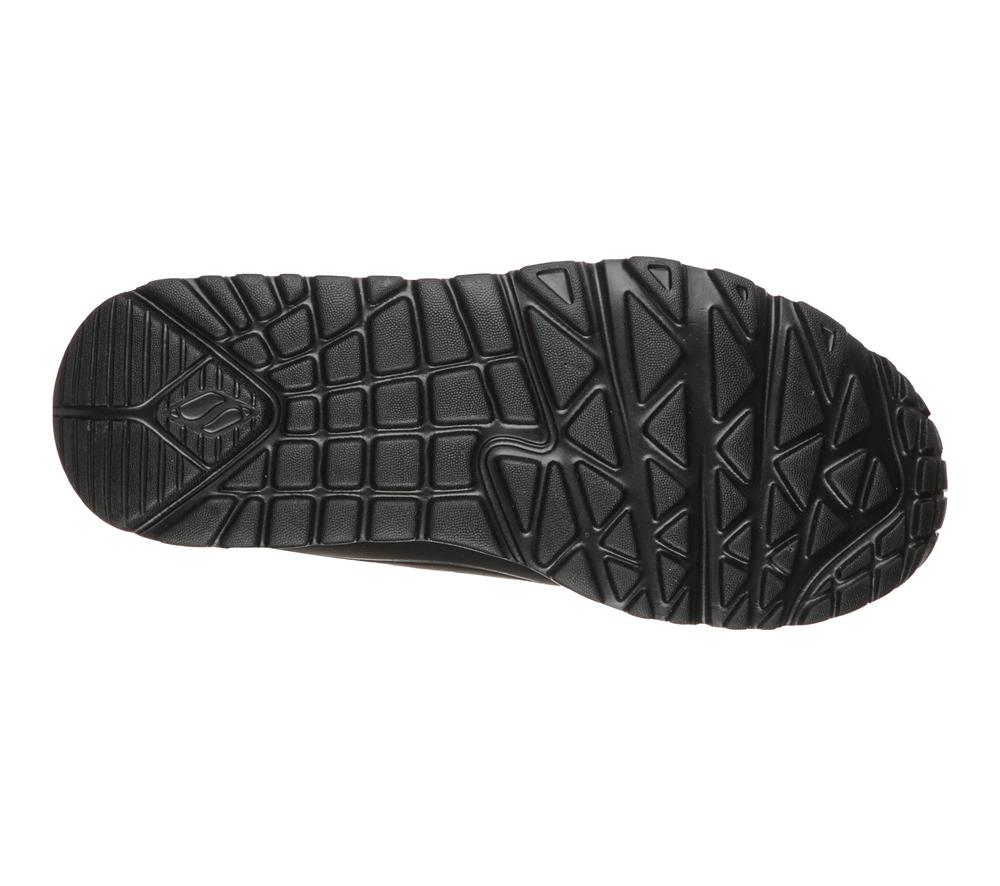 Boys's Skechers Uno Lite - Vendox Slip On Shoes Black  USA |  5316-ERQXM