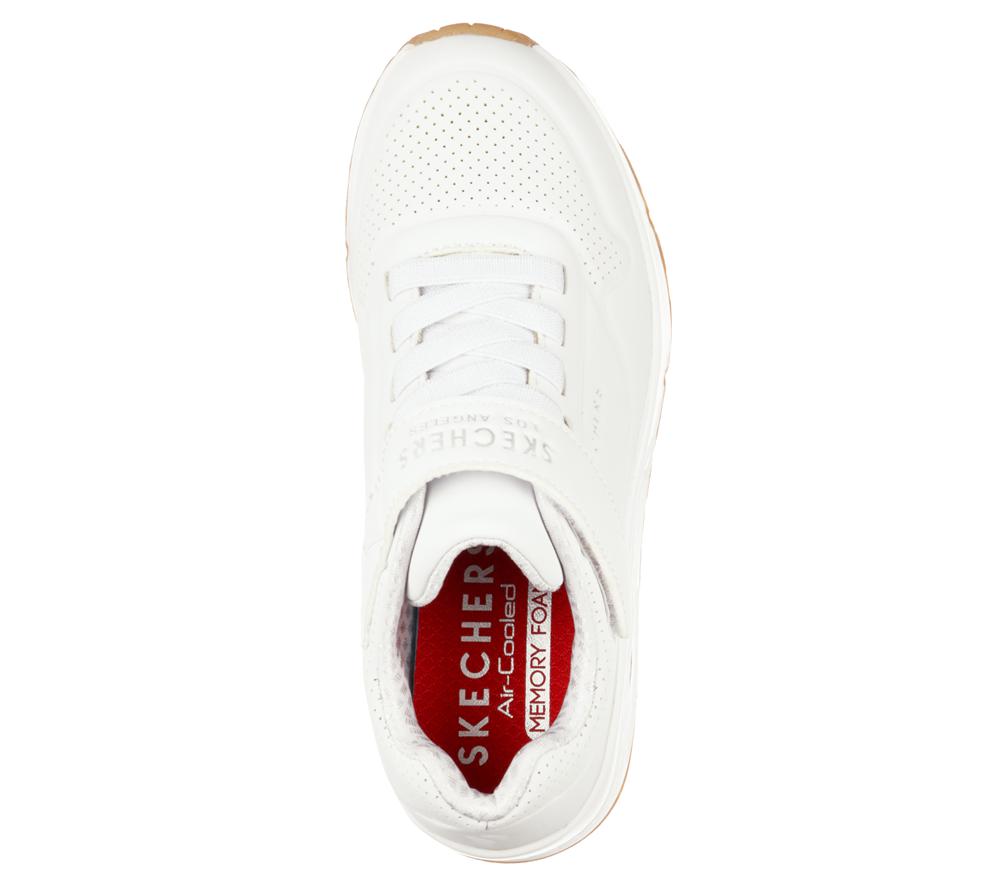 Boys's Skechers Uno - Air Blitz Sneakers White  USA |  7952-RSNGH
