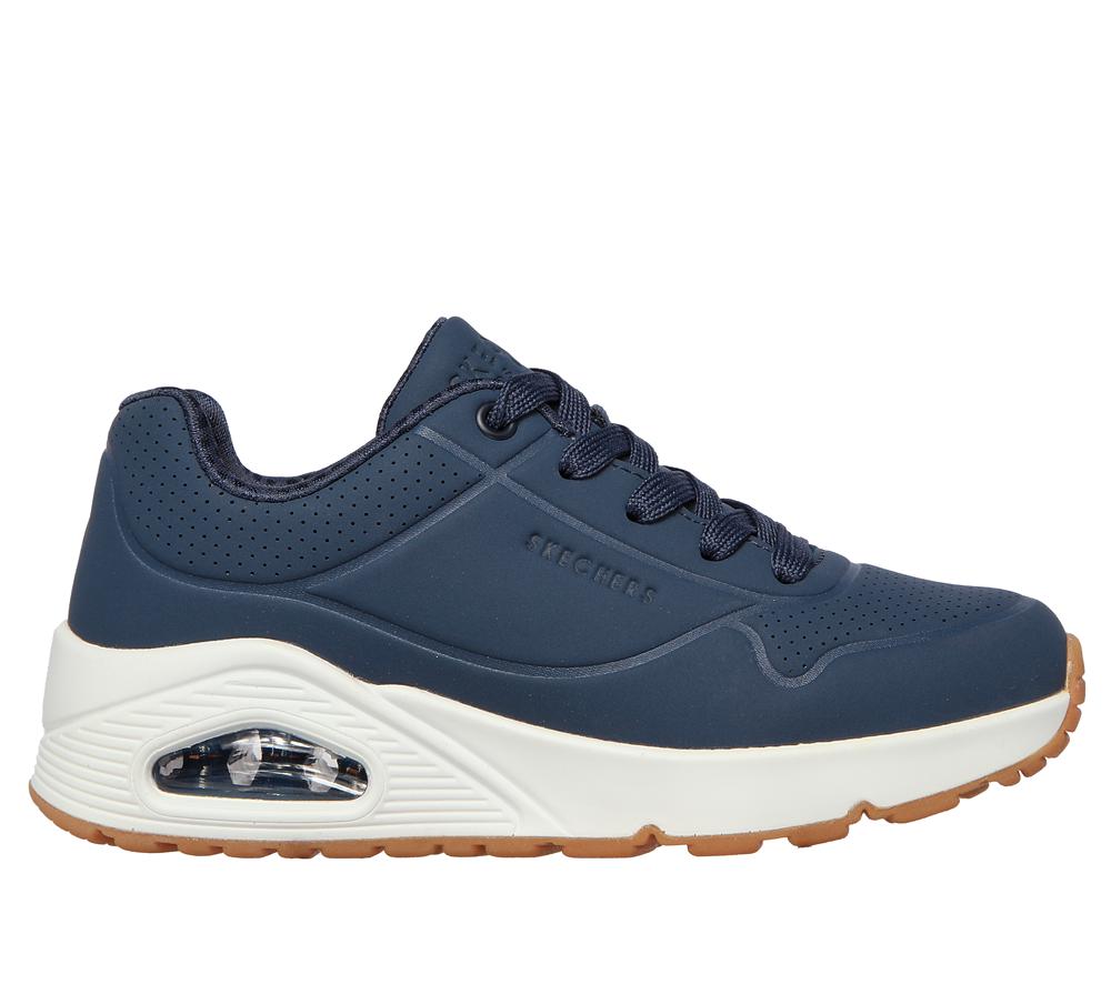 Boys\'s Skechers Uno - Stand on Air Lace Up Shoes Navy  USA |  8253-UCLOS