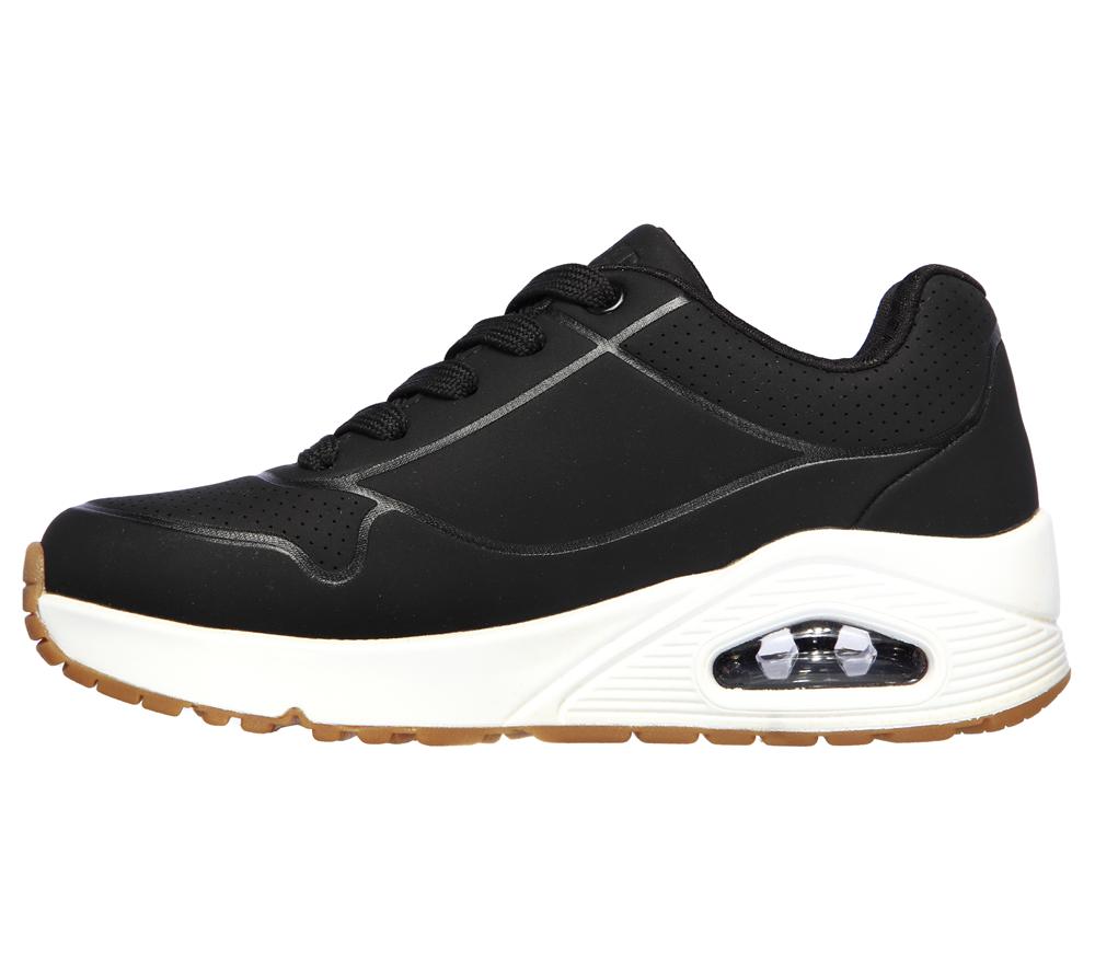 Boys's Skechers Uno - Stand on Air Sneakers Black  USA |  6579-NCXHS