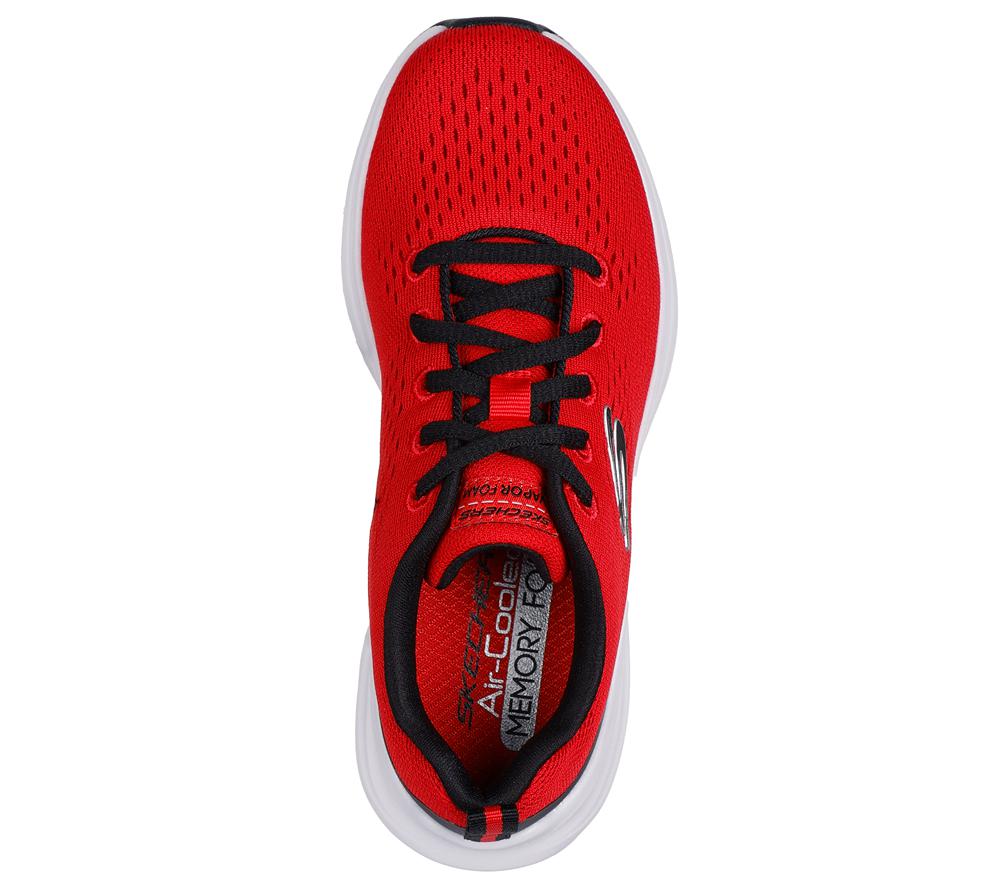 Boys's Skechers Vapor Foam Lace Up Shoes Red / Black  USA |  7854-DUHAN