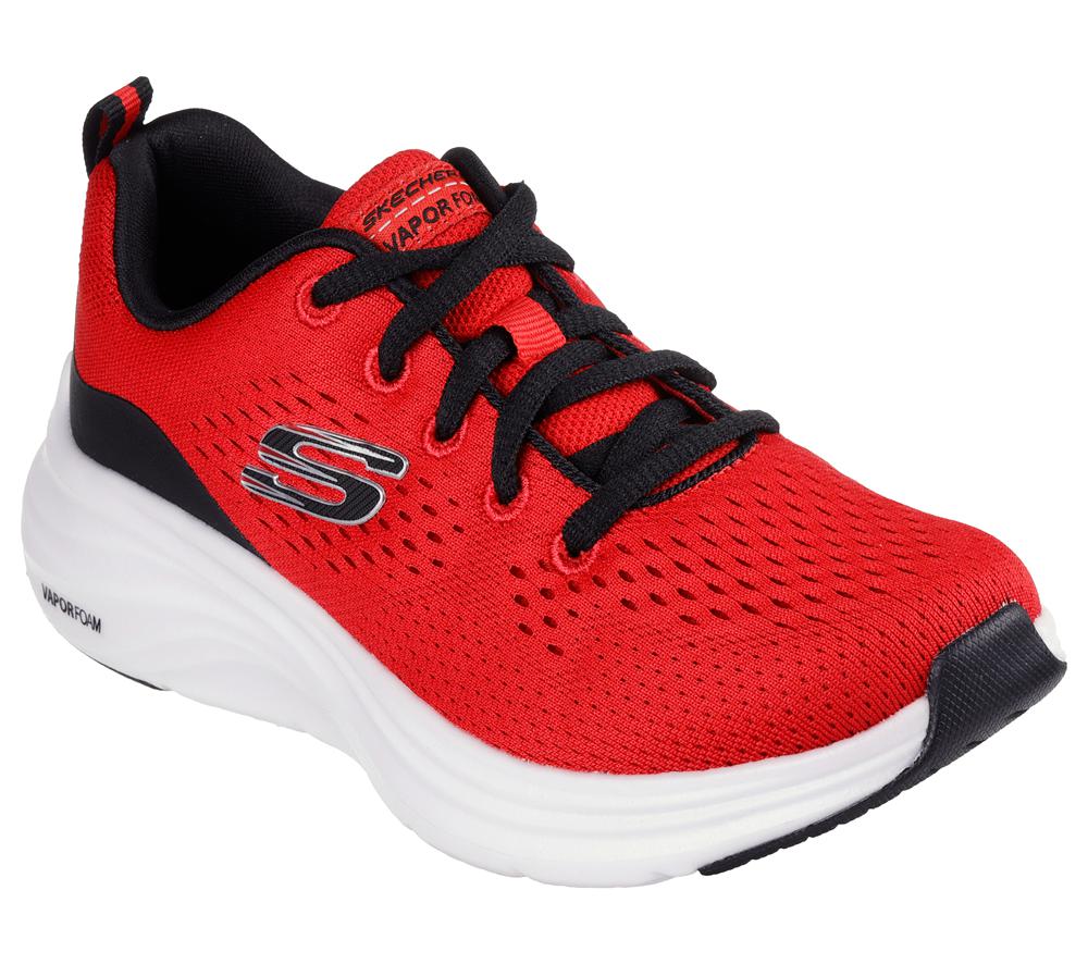 Boys's Skechers Vapor Foam Lace Up Shoes Red / Black  USA |  7854-DUHAN