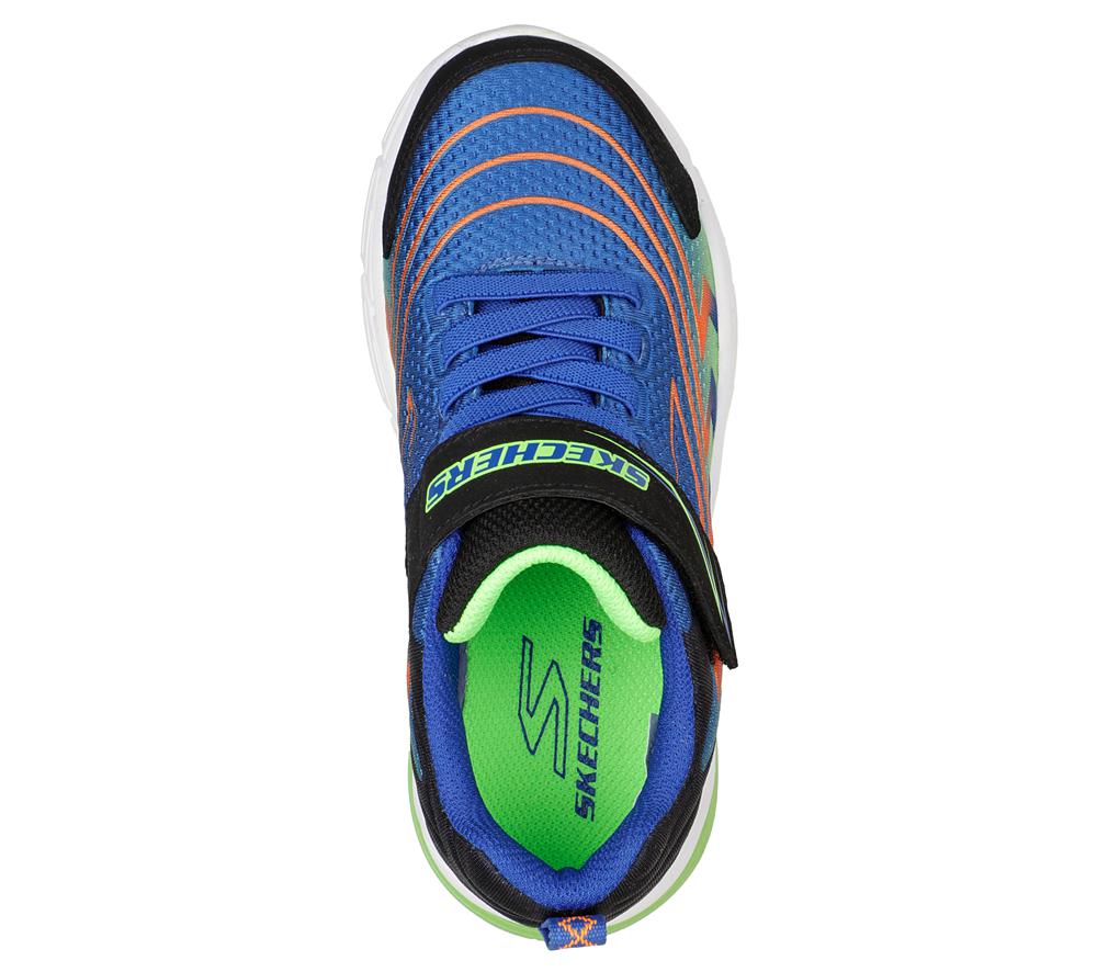 Boys's Skechers Vector-Matrix - Voltonik Slip On Shoes Blue / Multicolor  USA |  6029-SUJTM