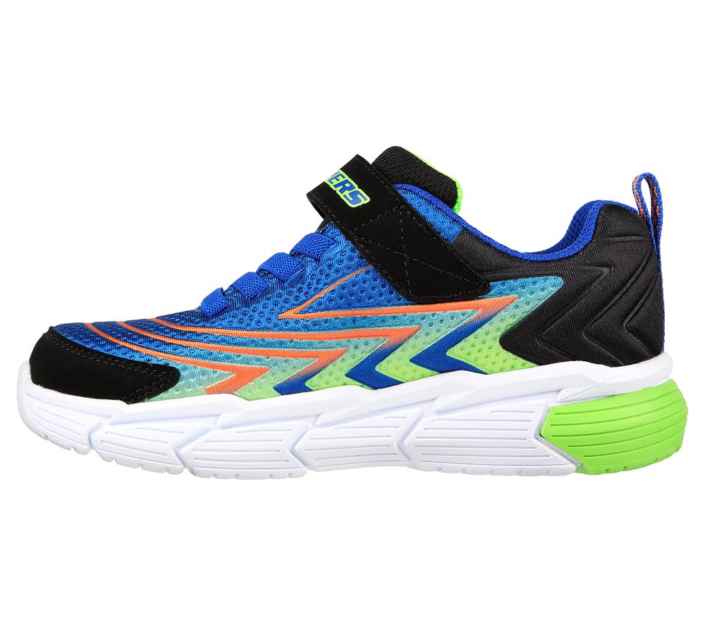 Boys's Skechers Vector-Matrix - Voltonik Slip On Shoes Blue / Multicolor  USA |  6029-SUJTM