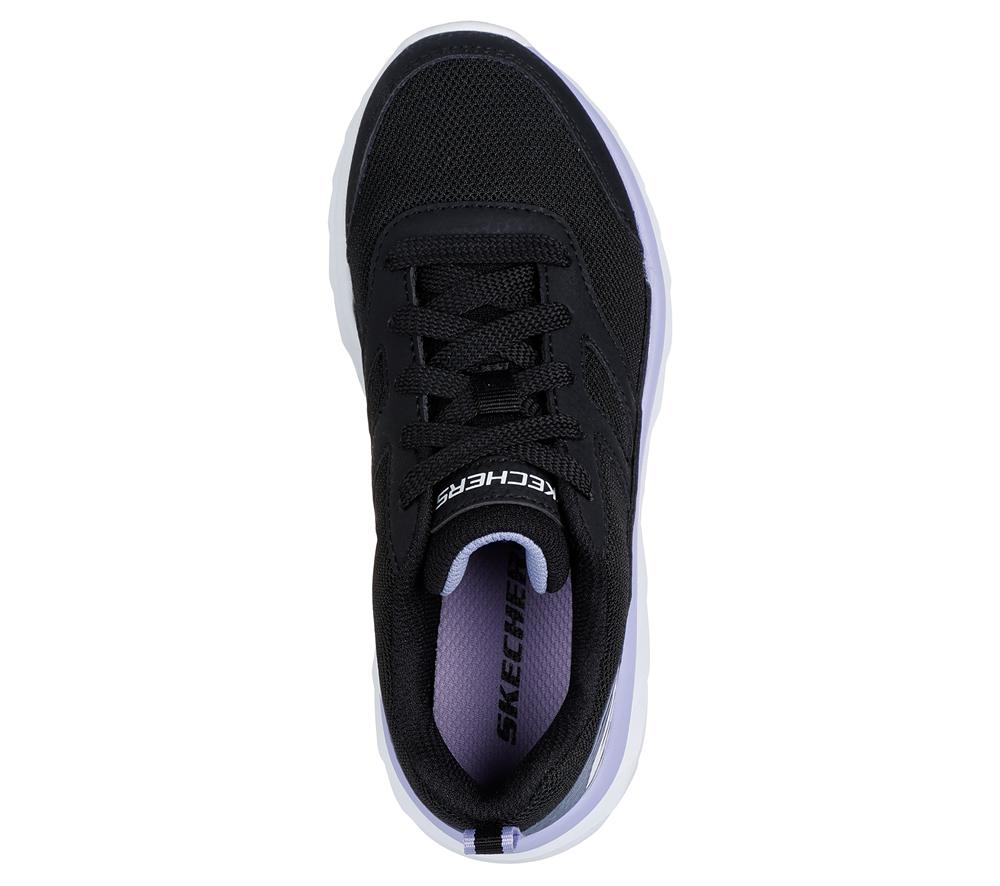 Girls's Skechers Boundless - Unmatched Speed Sneakers Black / Lavender  USA |  0457-OASHN