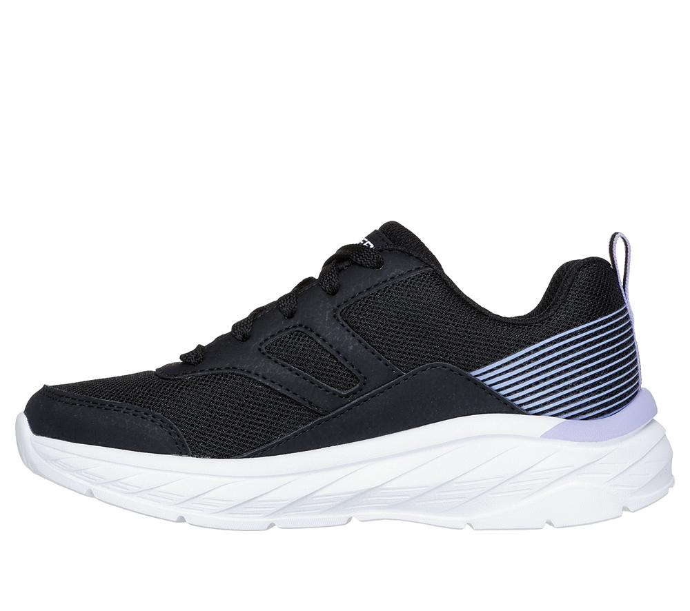 Girls's Skechers Boundless - Unmatched Speed Sneakers Black / Lavender  USA |  0457-OASHN