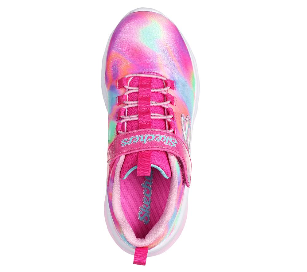 Girls's Skechers Coastline Sneakers Pink / Multicolor  USA |  1287-KHVUY