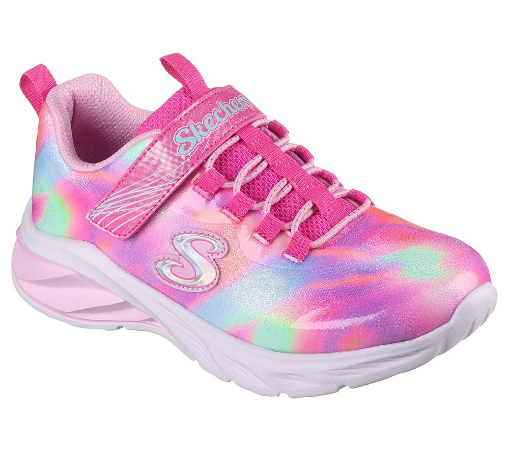Girls's Skechers Coastline Sneakers Pink / Multicolor  USA |  1287-KHVUY