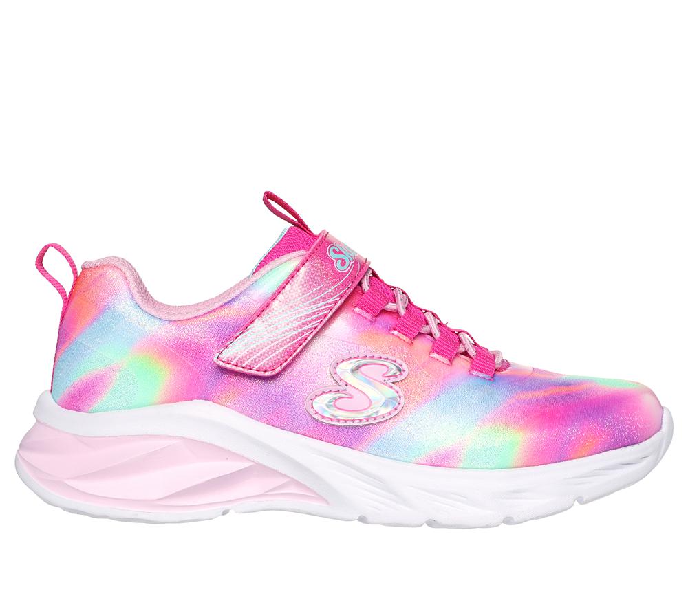 Girls\'s Skechers Coastline Sneakers Pink / Multicolor  USA |  1287-KHVUY