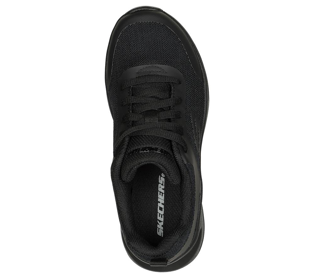 Girls's Skechers Dynamatic - Swift Speed Sneakers Black  USA |  5682-UBZML