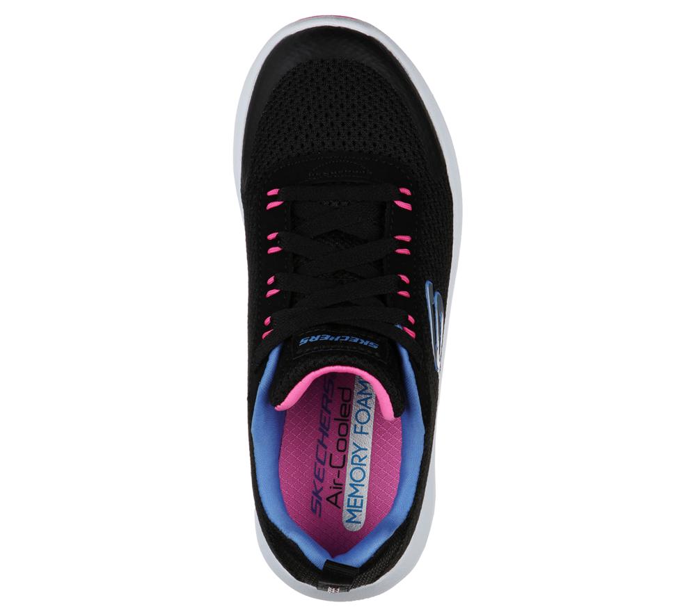 Girls's Skechers Dynamic Tread Sneakers Black / Multicolor  USA |  5916-PCLIS