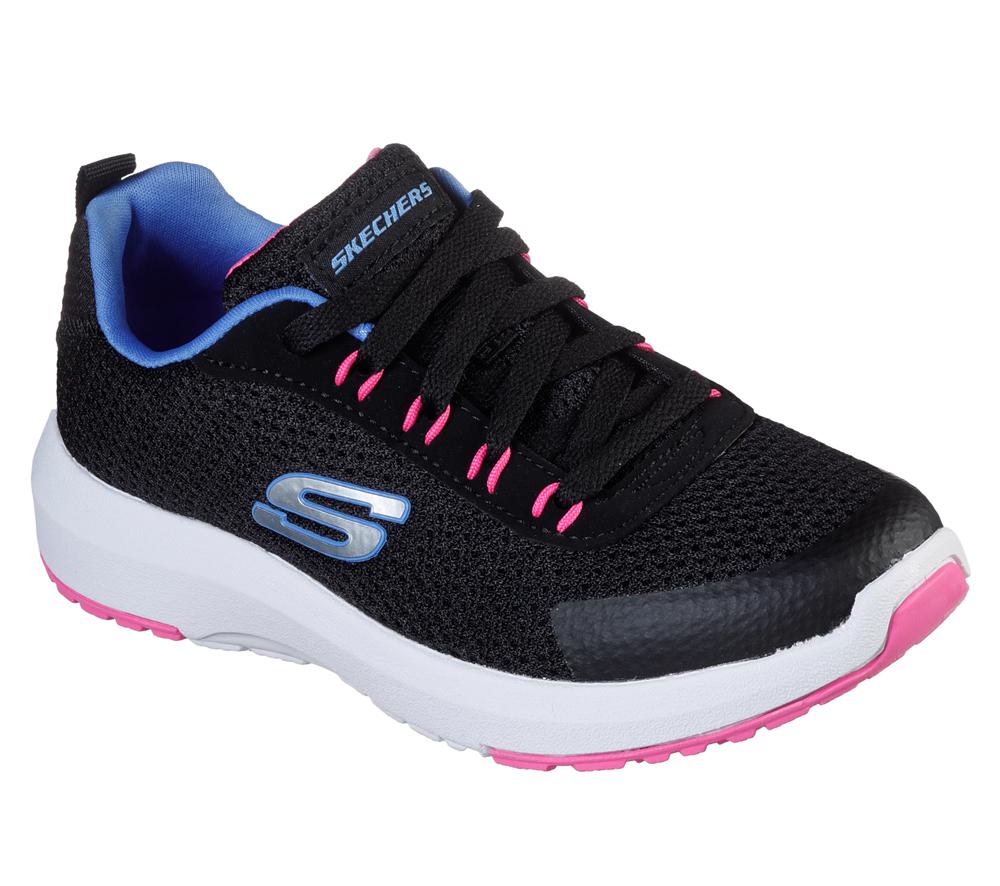 Girls's Skechers Dynamic Tread Sneakers Black / Multicolor  USA |  5916-PCLIS