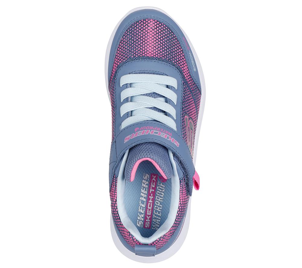 Girls's Skechers Dynamic Tread - Journey Time Sneakers Charcoal / Pink  USA |  1864-XZDGS