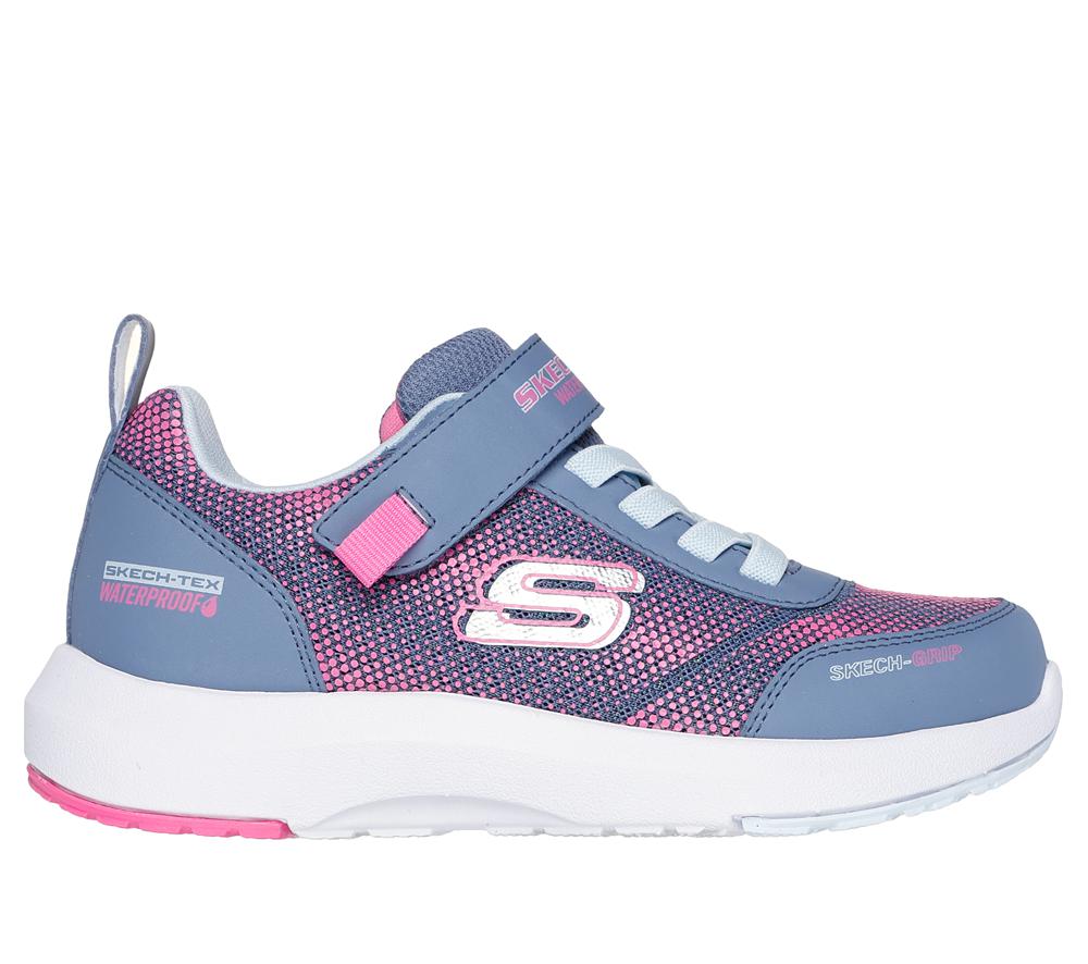 Girls\'s Skechers Dynamic Tread - Journey Time Sneakers Charcoal / Pink  USA |  1864-XZDGS