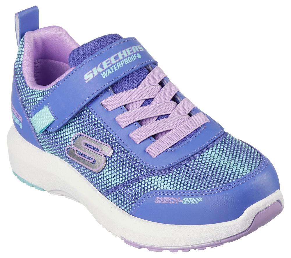 Girls's Skechers Dynamic Tread - Journey Time Sneakers Blue / Lavender  USA |  8267-BMKCV