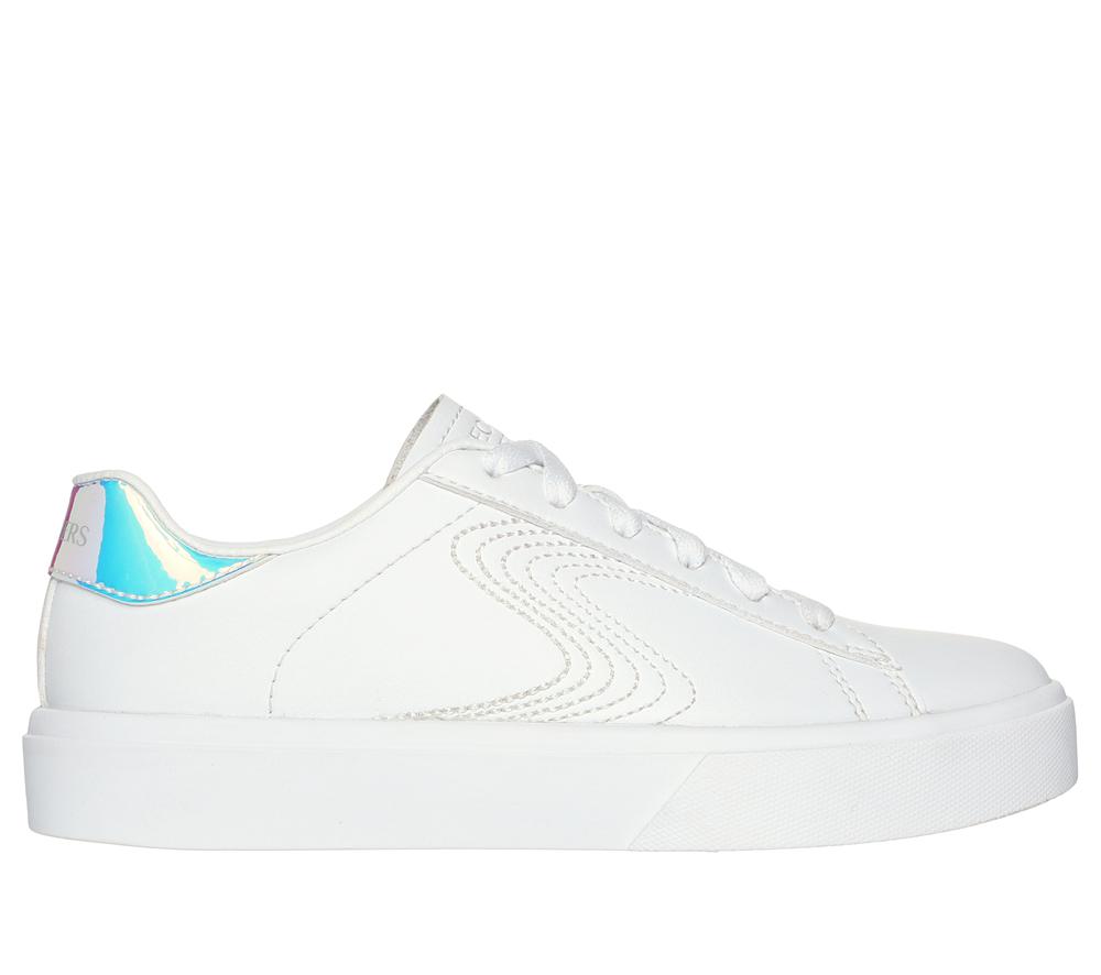 Girls\'s Skechers Eden LX - Magical Dream Sneakers White / Silver  USA |  5160-KPIGQ