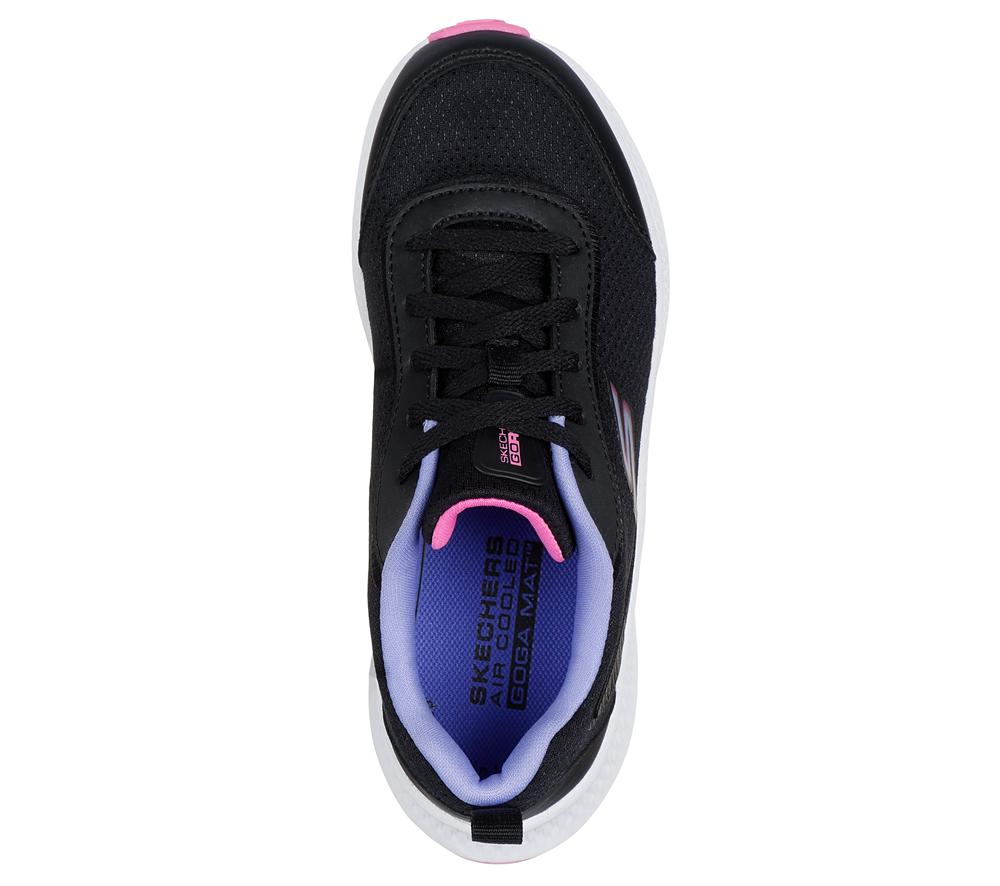 Girls's Skechers GO RUN Consistent 2.0 - Endless Speed Lace Up Shoes Black  USA |  2406-JMVNQ