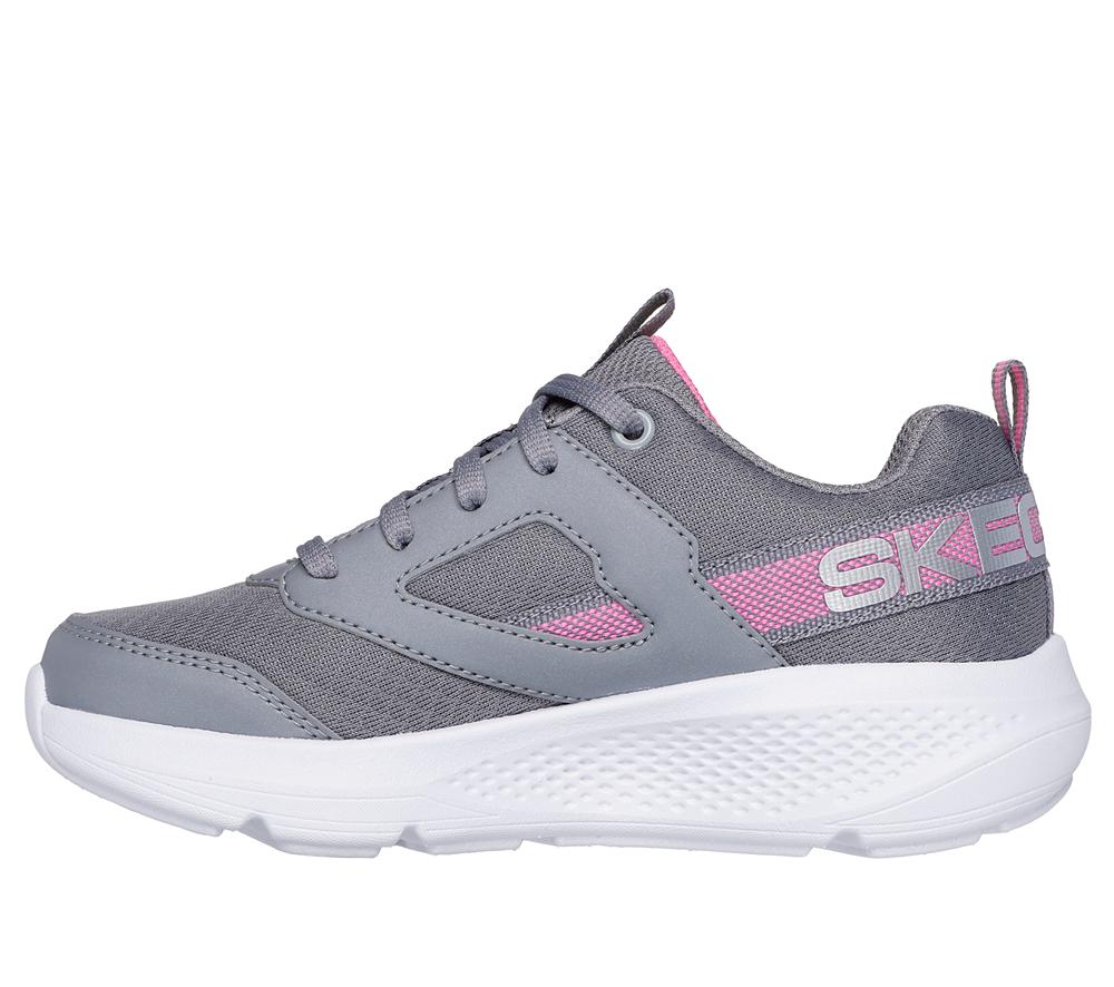 Girls's Skechers GO RUN Elevate - Spectacular Speed Sneakers Grey  USA |  0523-MJUVW