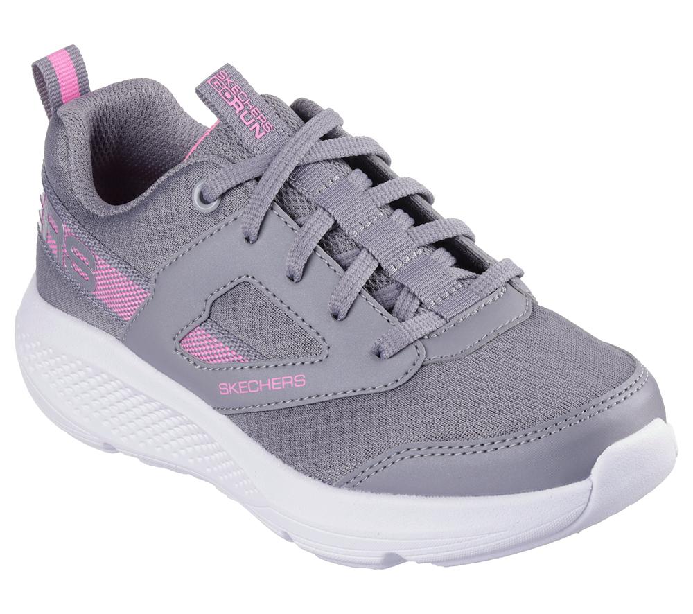 Girls's Skechers GO RUN Elevate - Spectacular Speed Sneakers Grey  USA |  0523-MJUVW