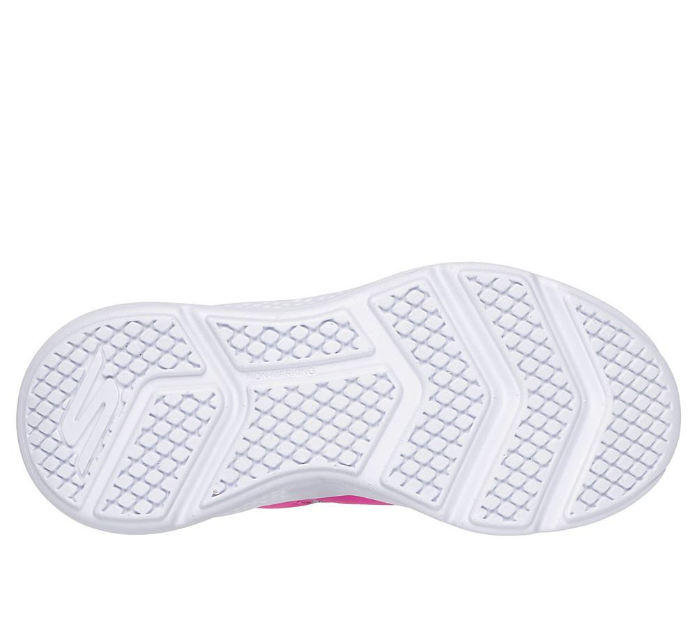 Girls's Skechers GO RUN Elevate - Spectacular Speed Lace Up Shoes Hot Pink  USA |  6217-OXIEB