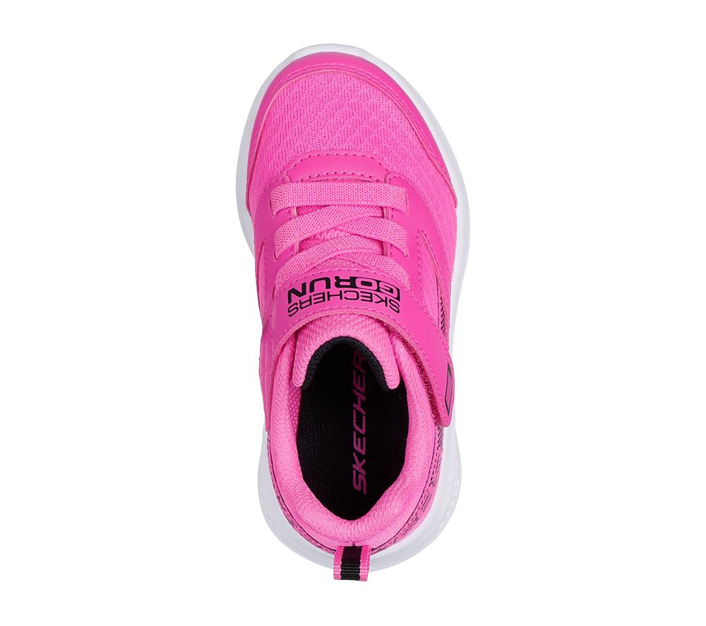 Girls's Skechers GO RUN Elevate - Sporty Spectacular Sneakers Hot Pink  USA |  5092-BWLNS