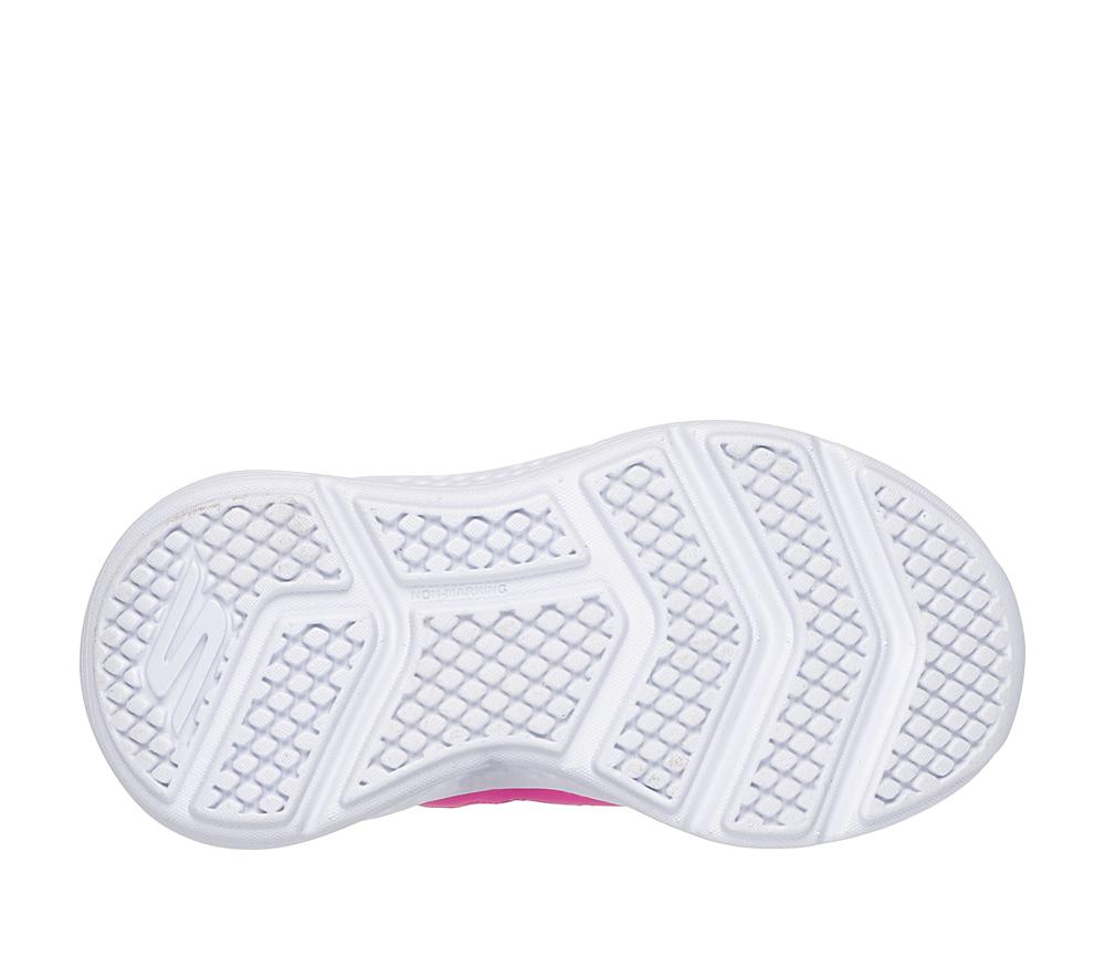 Girls's Skechers GO RUN Elevate - Sporty Spectacular Sneakers Hot Pink  USA |  5092-BWLNS